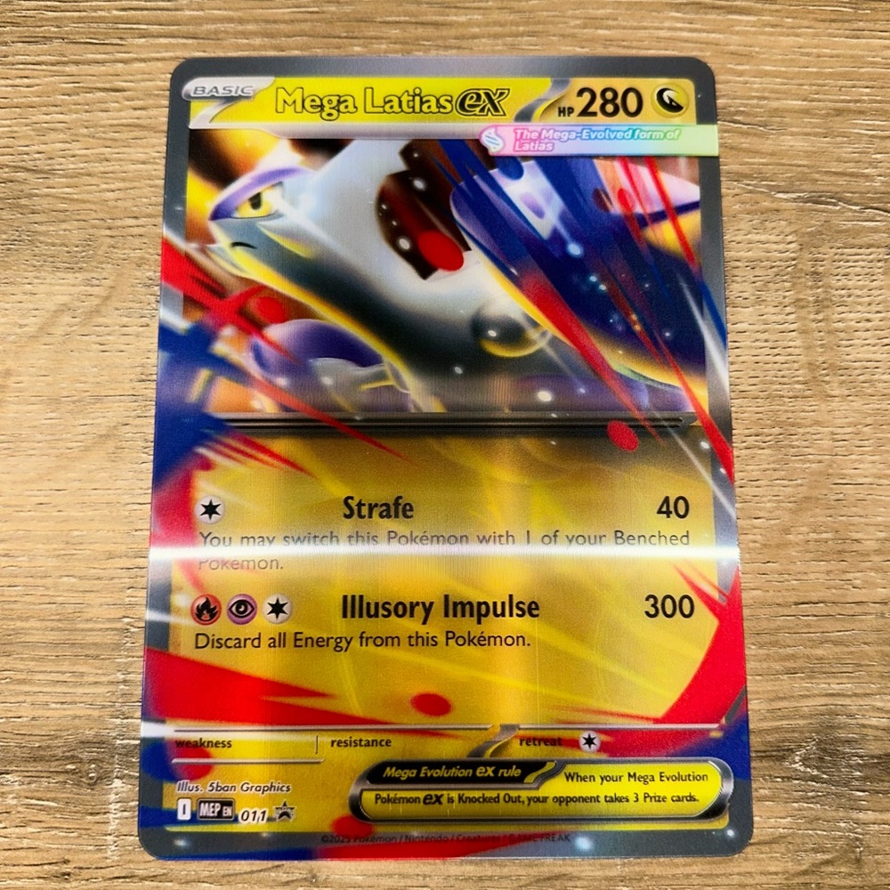 Jumbo Mega Latias EX Oversized Pokemon Card – HP 280 Holo Promo